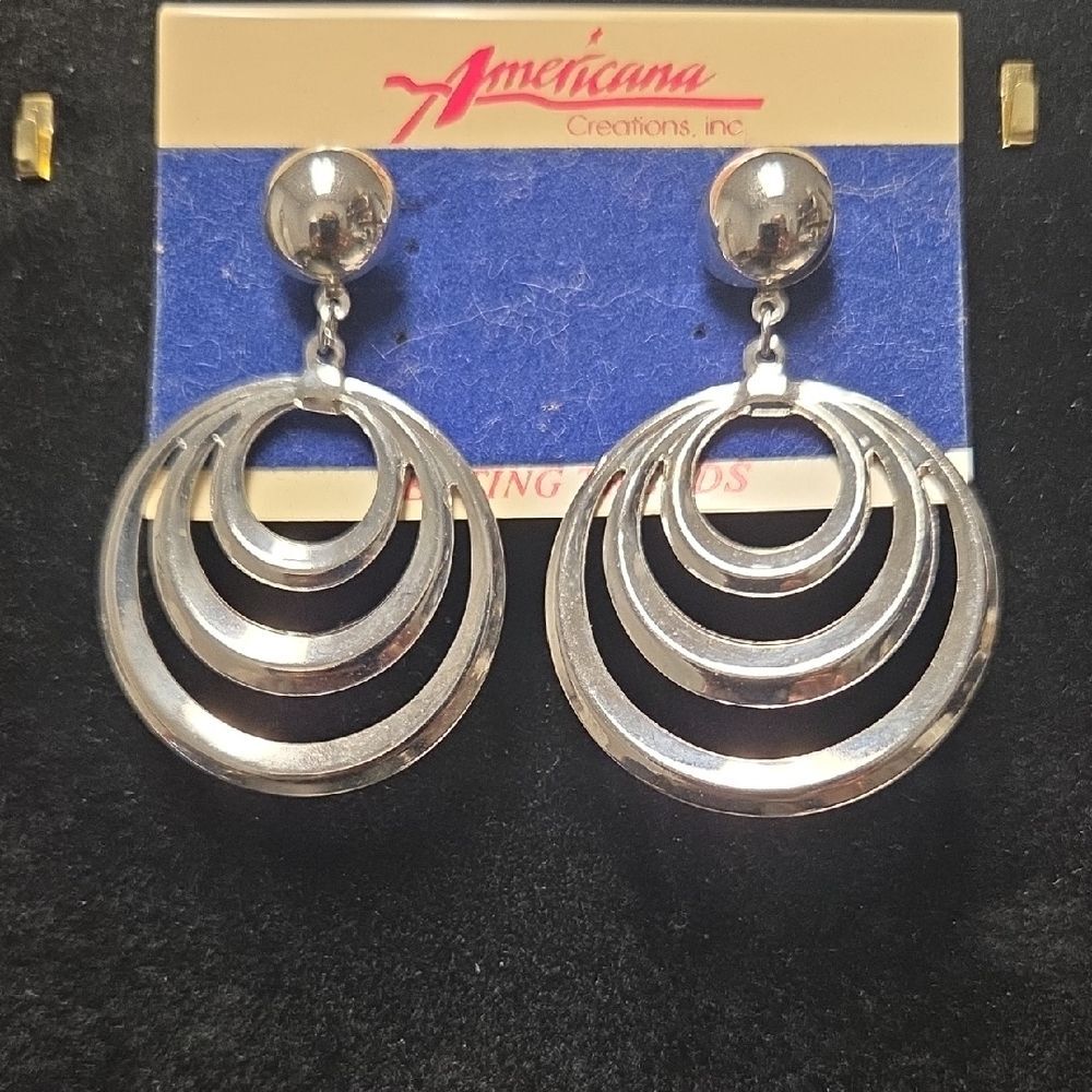 Silver Multi-Hoop Earrings